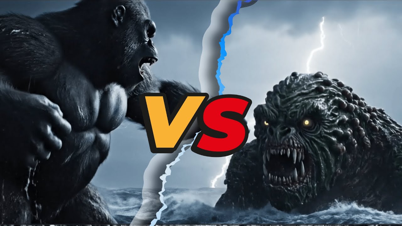 King Kong vs Kraken: Ultimate Battle Under the Ocean!