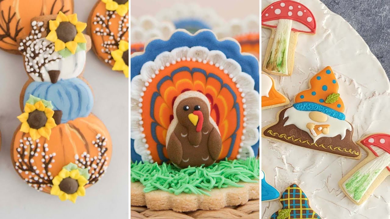 Thanksgiving Cookie Decorating Ideas |Compilation|