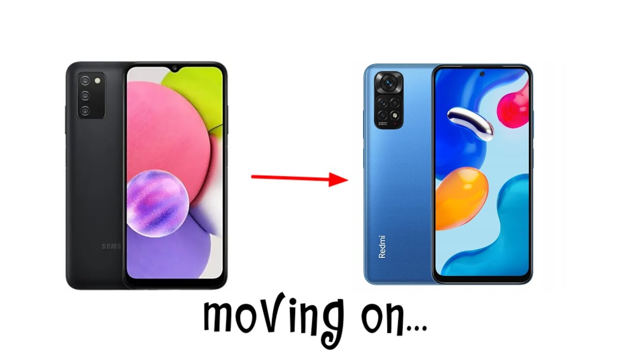 changing my phone to a new one: Samsung Galaxy A03s  ➡️  Redmi Note 11S