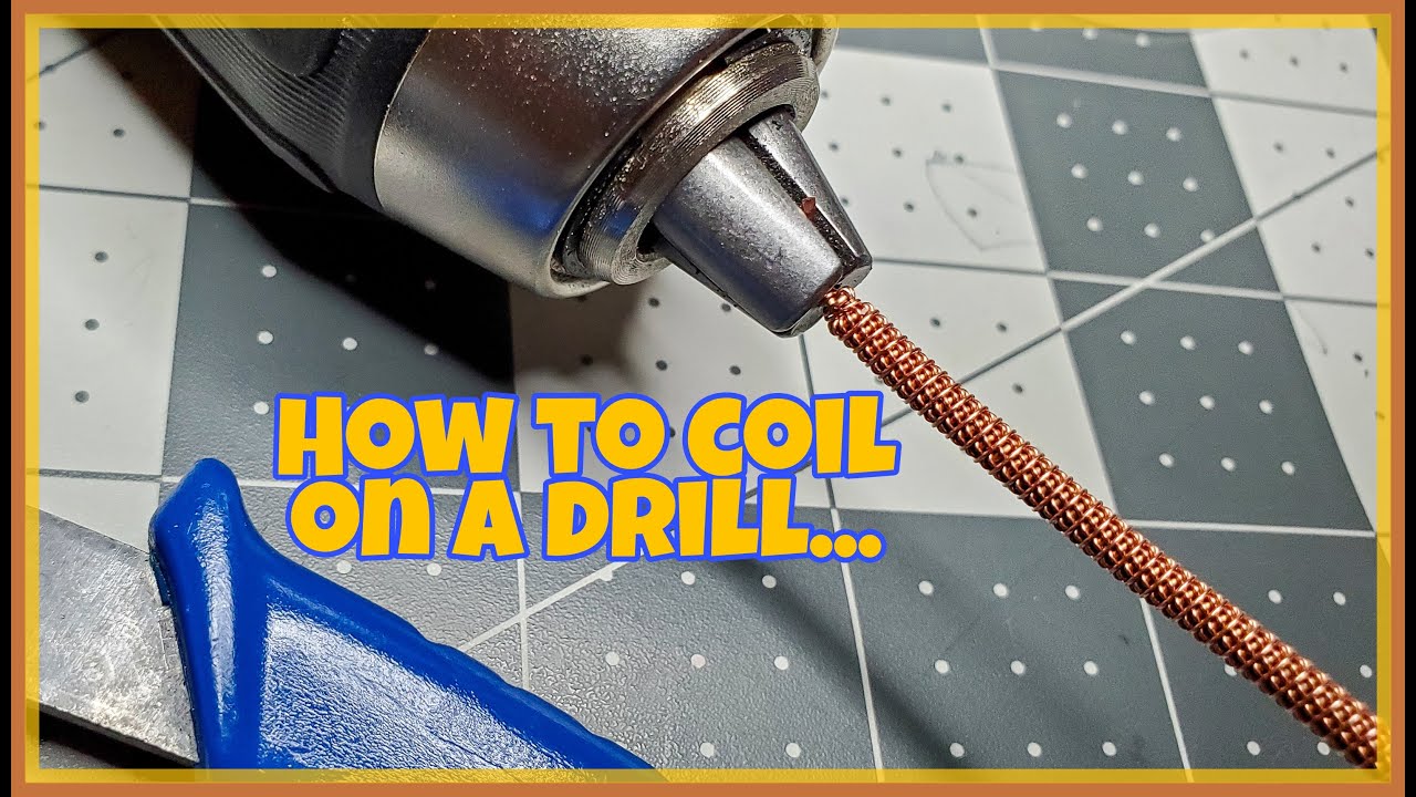 Wire Wrapping - Coiling on a Drill