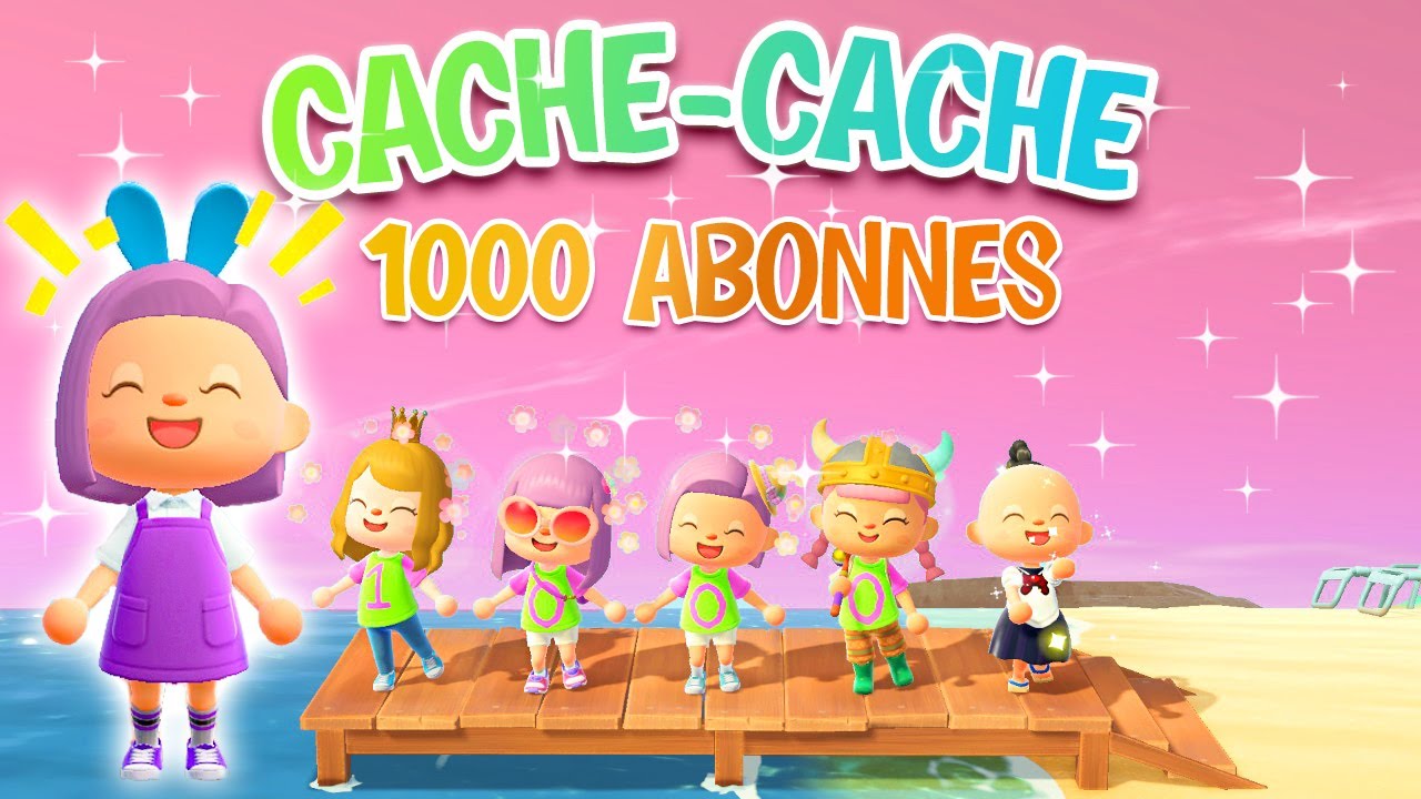 CACHE-CACHE GÉANT SPECIAL 1000 ABOS ! ANIMAL CROSSING NEW HORIZONS #ACNH