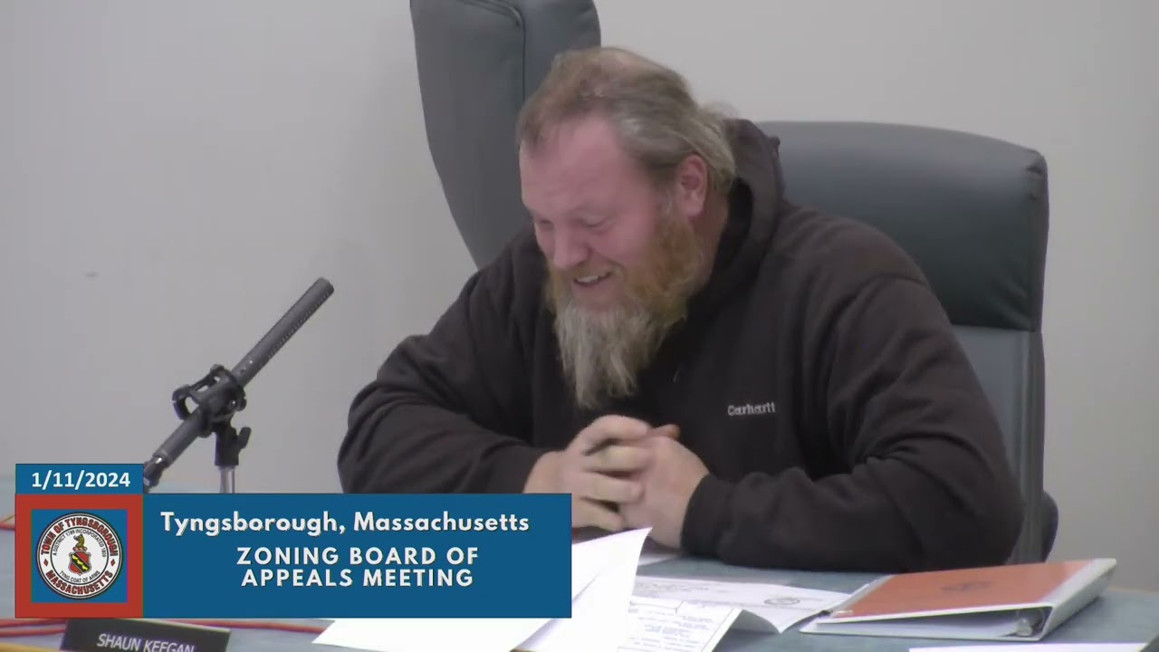 Tyngsborough Zoning Board of Appeals Meeting of 1/11/2024