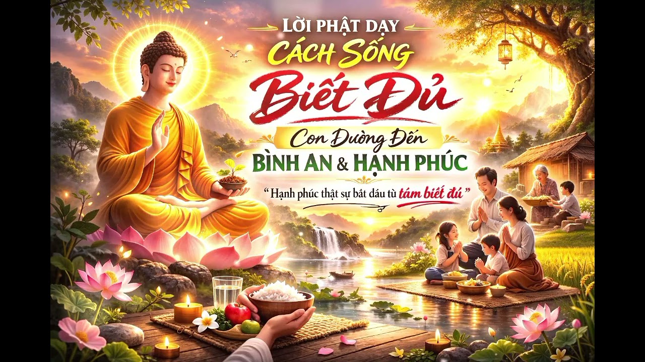 Lời Phật dạy về cách sống biết đủ √ con đường dẫn đến bình an và hạnh phúc 