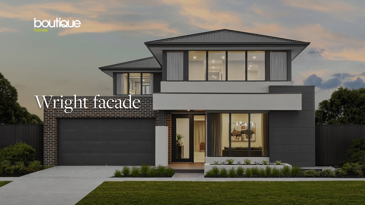 Wright design | Contemporary facade meets old world charm