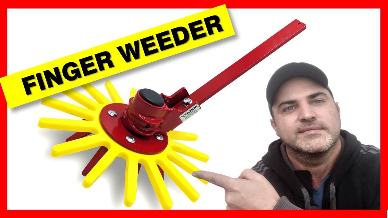 ✅CARPIDORA de dedos - FINGER WEEDER  - Control  AGROECOLÓGICO de malezas.🚜