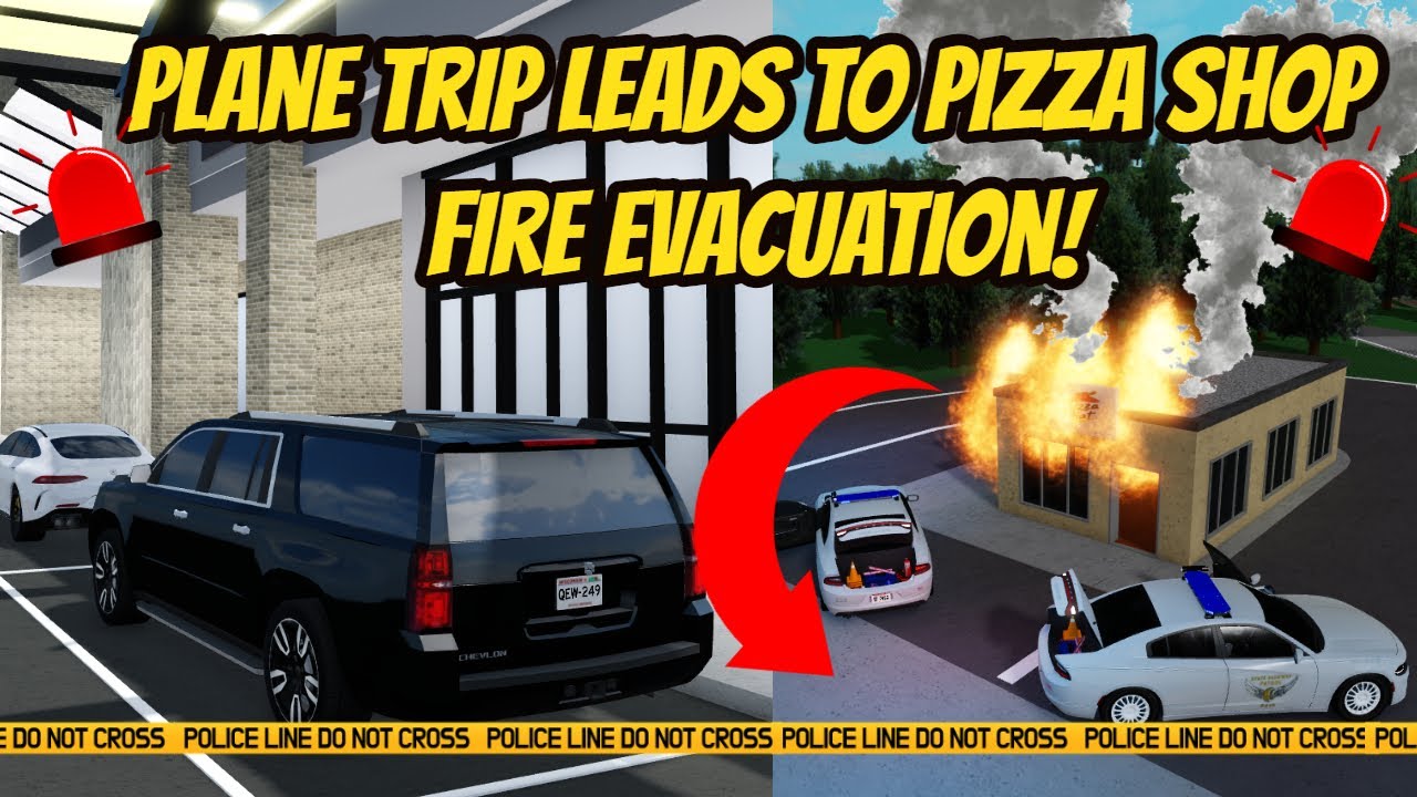 Greenville, Wisc Roblox l Plane Trip Restaurant FIRE Evacuation Roleplay