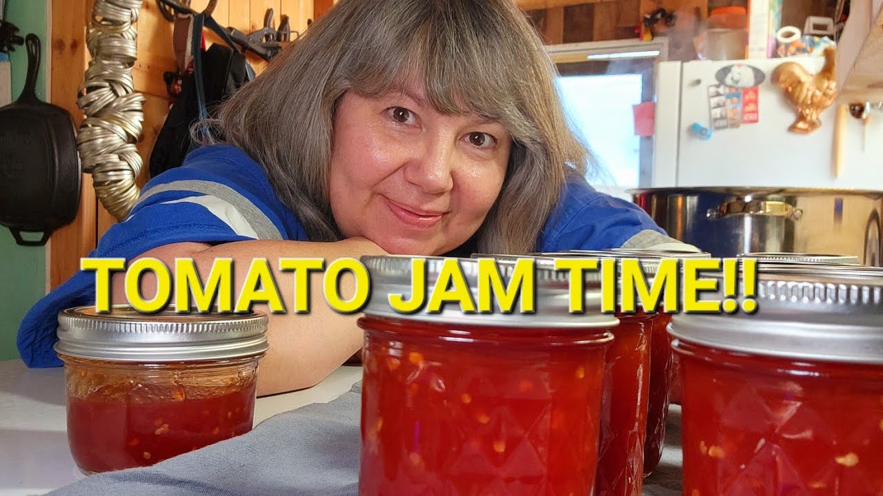 Консервирование томатного джема, БЕЗ ПЕКТИНА, Семейный рецепт.