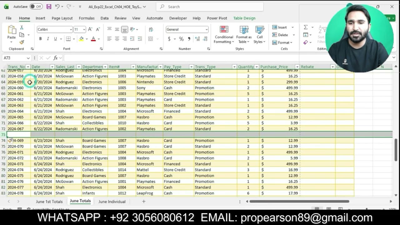 Exp22_Excel_Ch04_HOE - Toy Store | Excel Chapter 4 Hands-On Exercise - Toy Store