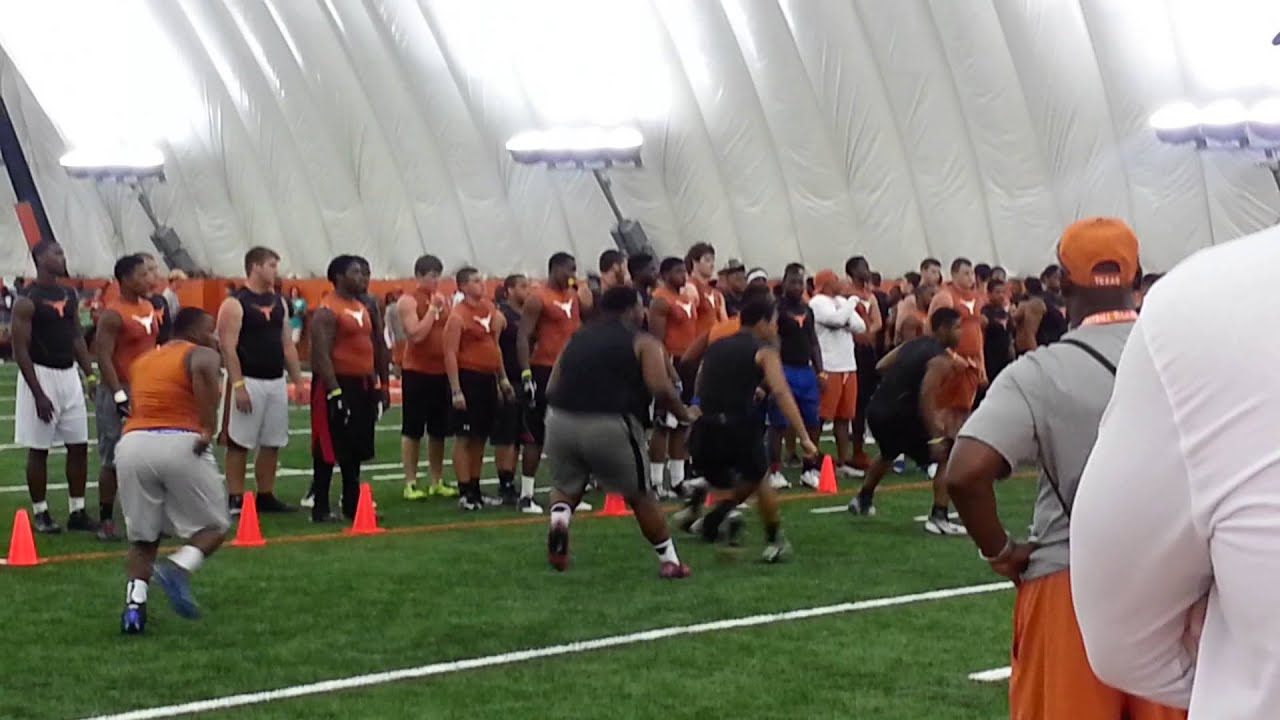Robert Brown-Texas Longhorns Camp 6/9/13 (Black &G