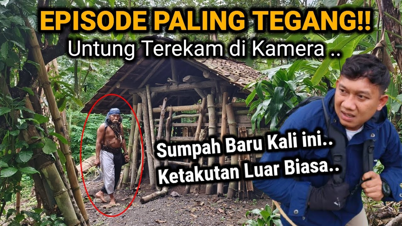 PANIK GAK PERCAYA!! KETEMU ORANG INI NEKAT TINGGAL DAN TIDUR DI GUBUK REYOT TENGAH HUTAN