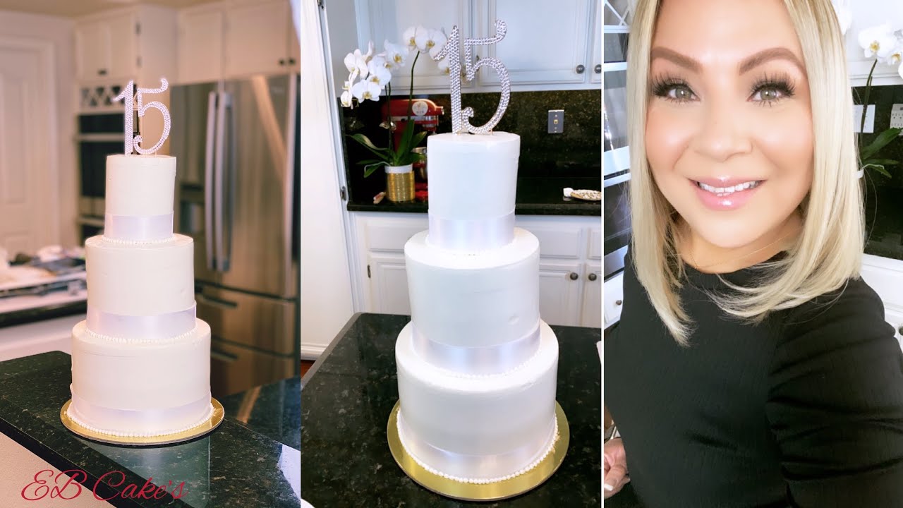 Live| Aprendiendo con EB Cake’s | como montar un pastel en pisos| 3 pisos
