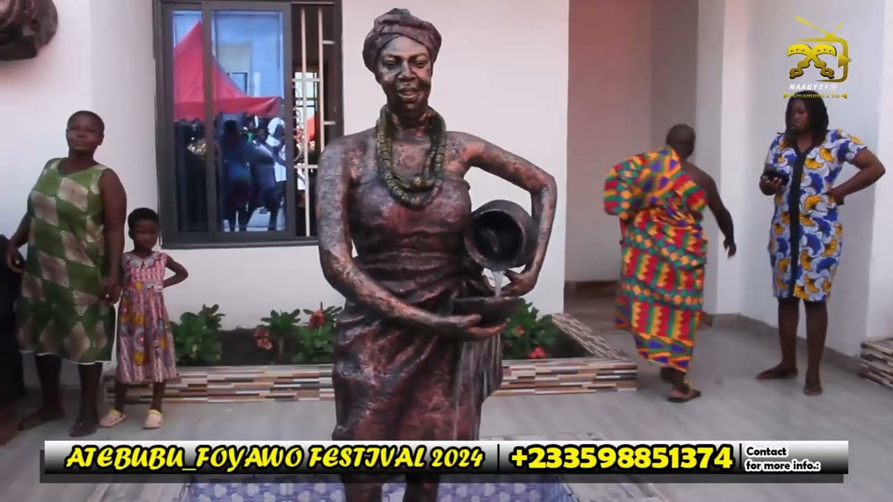 SEE HOW THE PEOPLE OF ATEBUBU CELEBRATED FOYAWO FESTIVAL 2024 @mystictwinstv @nkomopamedia