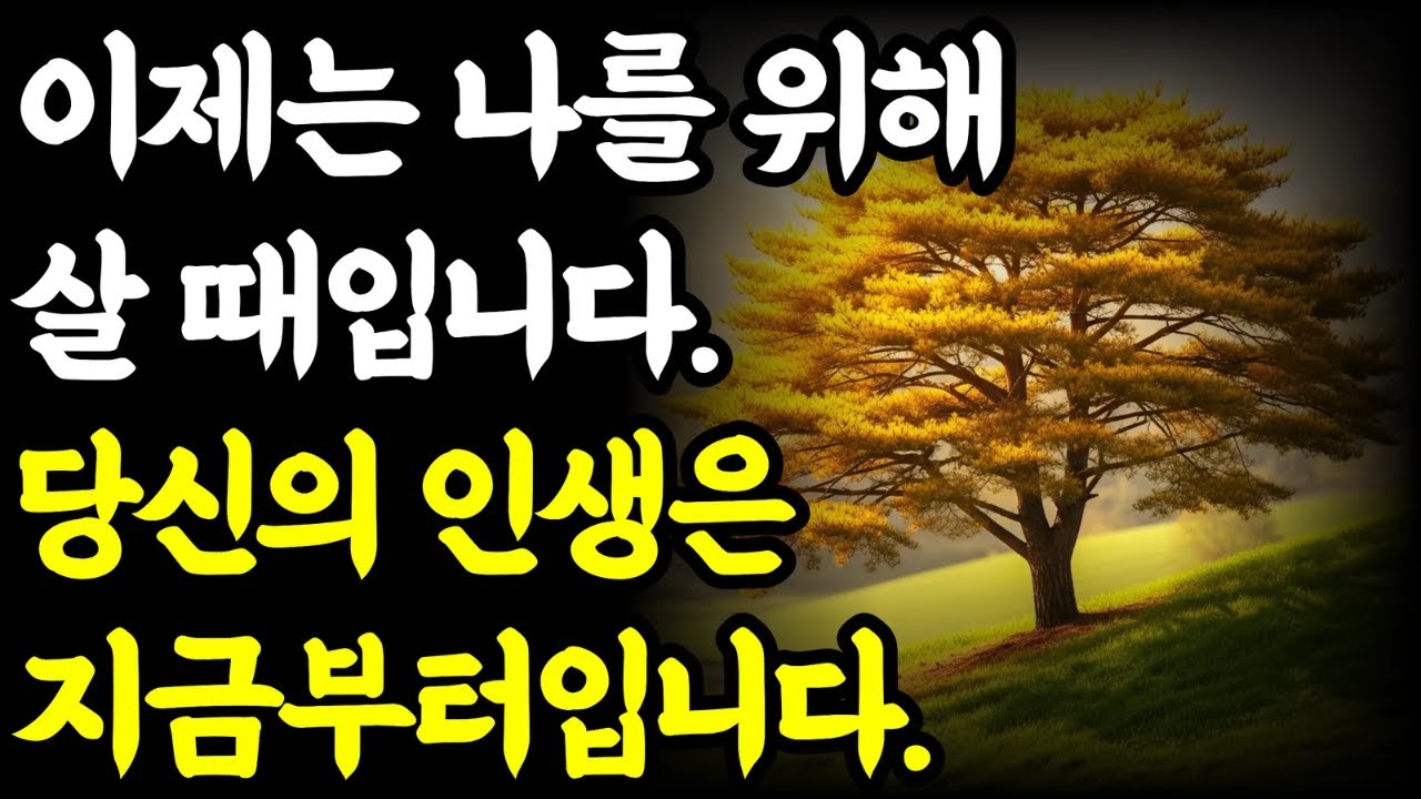 이제는 나를 위해 살 때입니다 당신의 인생은 지금부터 입니다.#고요한위로#시니어인생#마음의위로#시니어힐링#인생이야기#마음치유
