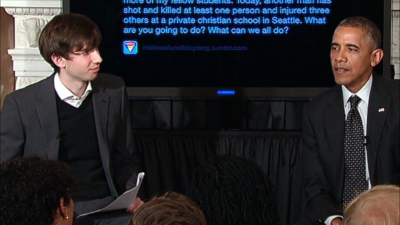 President Obama Answers a Question on Gun Violence During a Tumblr Q&A