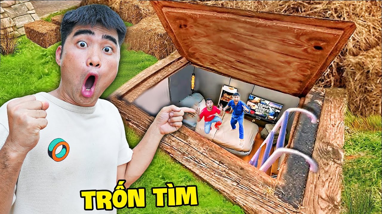 Gấu Đỏ TV - Ai Sẽ Sống Sót Cuối Cùng Trong Thử Thách Trốn Tìm Giữa Rừng Với Căn Phòng Bí Mật