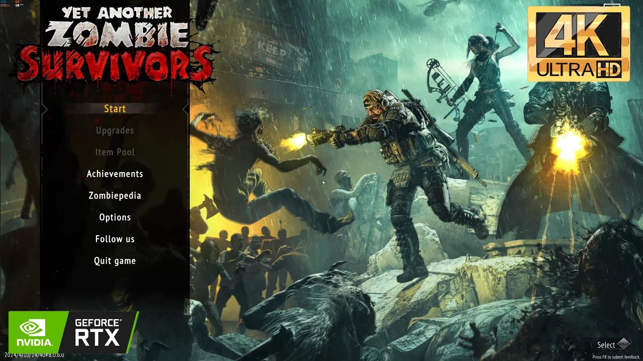 Yet Another Zombie Survivors Green Hell - RTX&trade; Gameplay [4K 60FPS] Survival 25 Minutes to Level 63