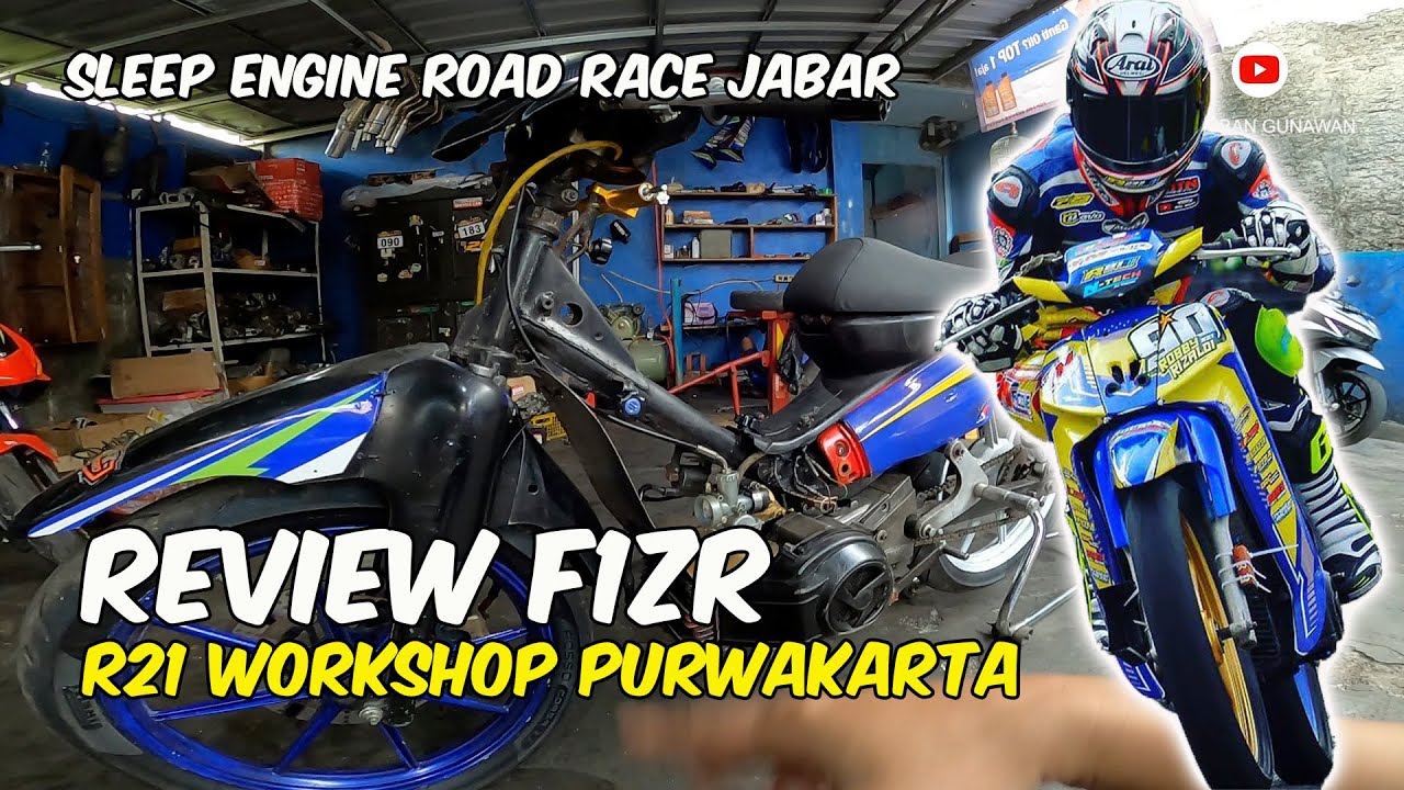 REVIEW F1ZR ROAD RACE JABAR - BEBEK 2 TAK SLEEP ENGINE PURWAKARTA - R21 WORKSHOP