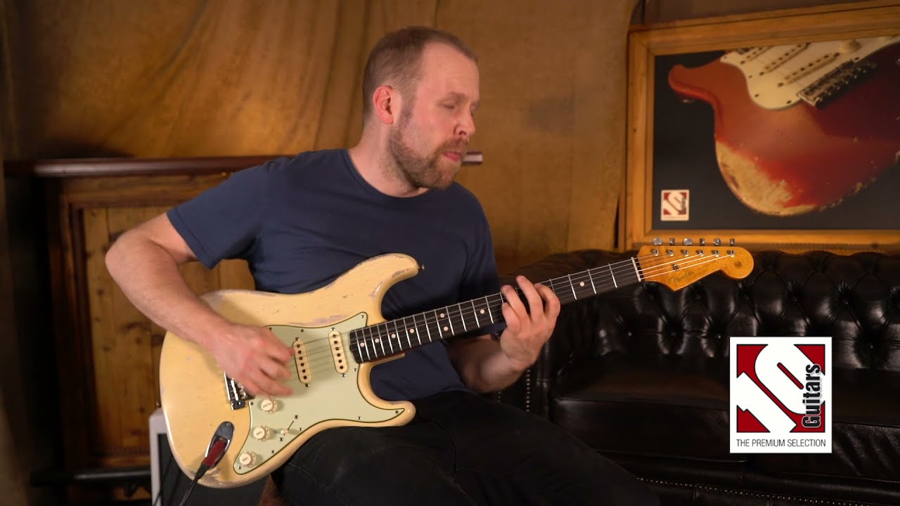 2020 Fender Stratocaster 63 Heavy Relic MB Todd Krause | Guitar Demo