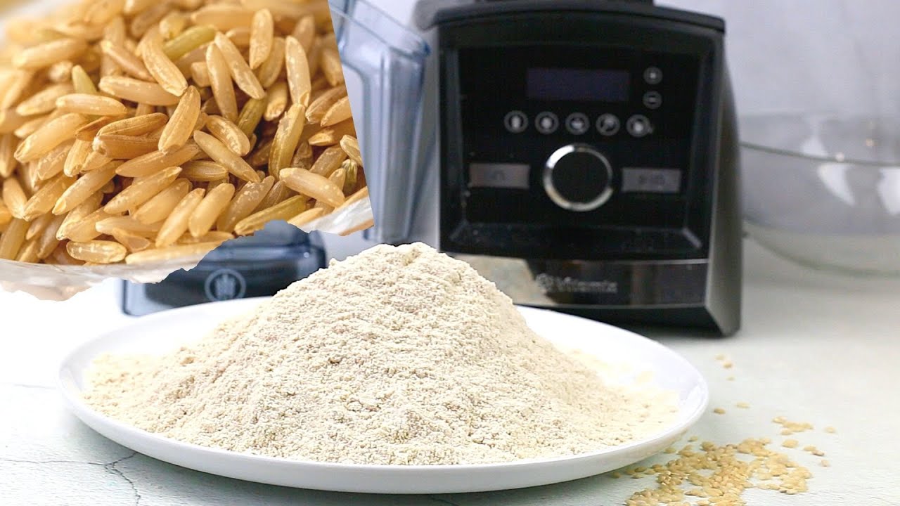Brown rice flour || How to process brown rice flour