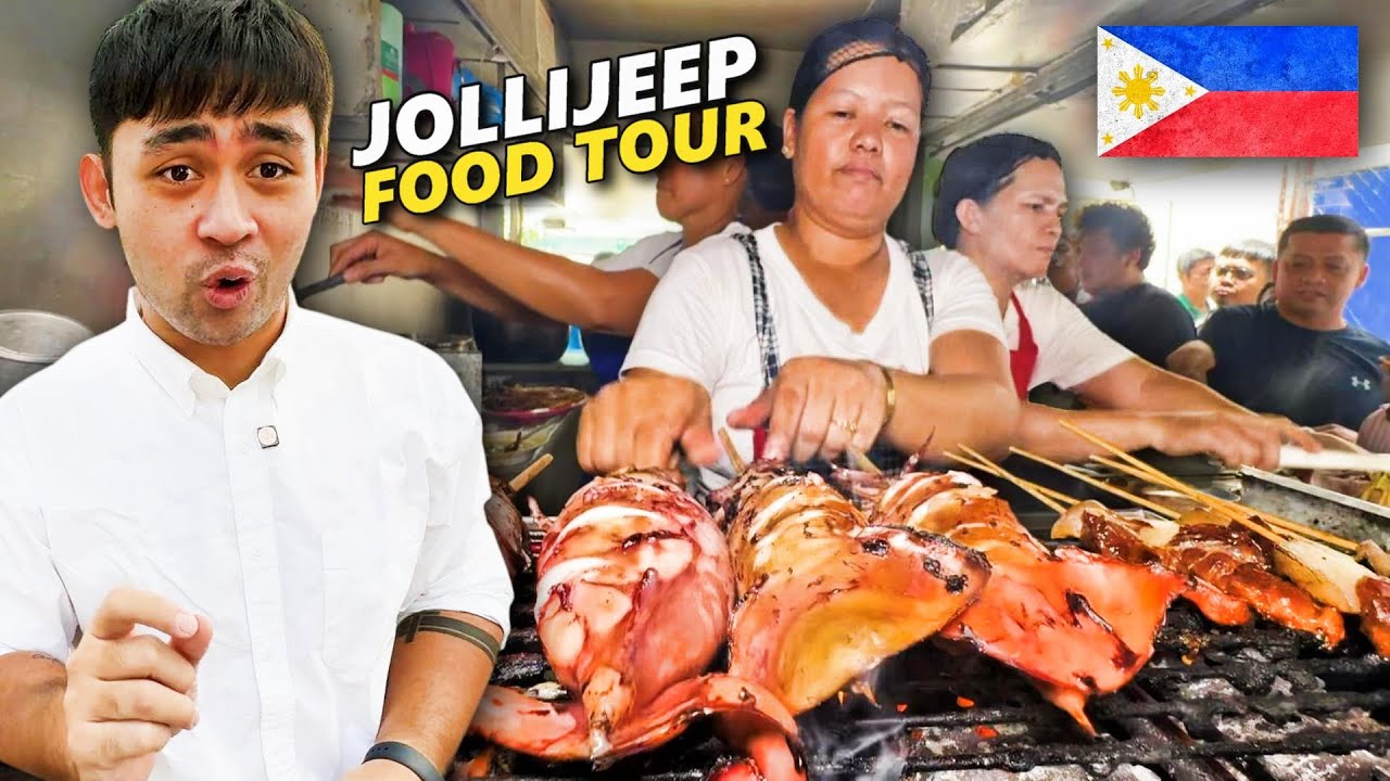 JOLLIJEEP Filipino Street Food Tour in MAKATI! 5 Must Try JolliJeeps! Only in MAKATI