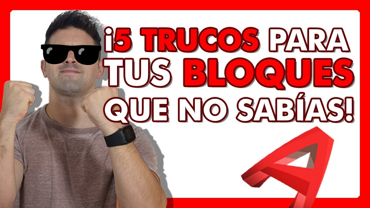 😲 5 COMANDOS para USAR MEJOR los BLOQUES en AutoCAD