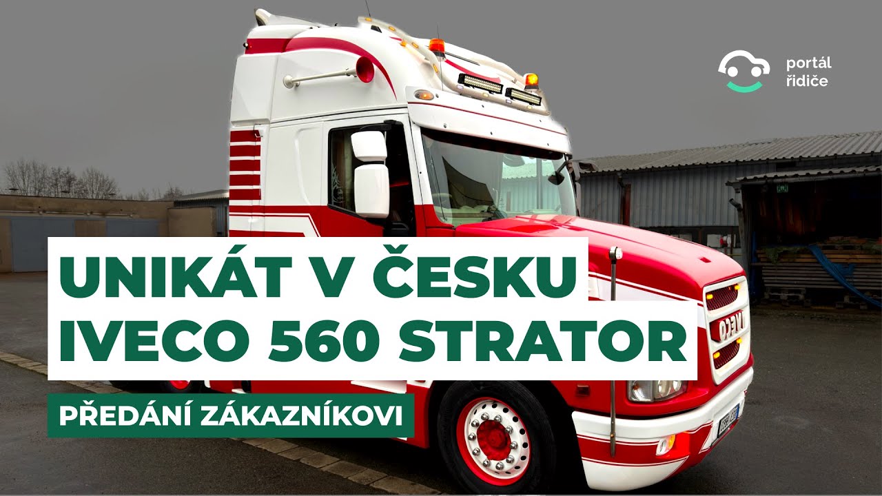 JEDINÝ V ČR! 🇨🇿 Iveco Strator 560 – Český král silnic s čumákem