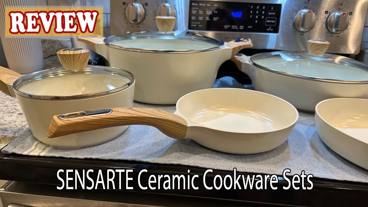 SENSARTE Ceramic Cookware Sets Review - The Good and Bad of This Cookware