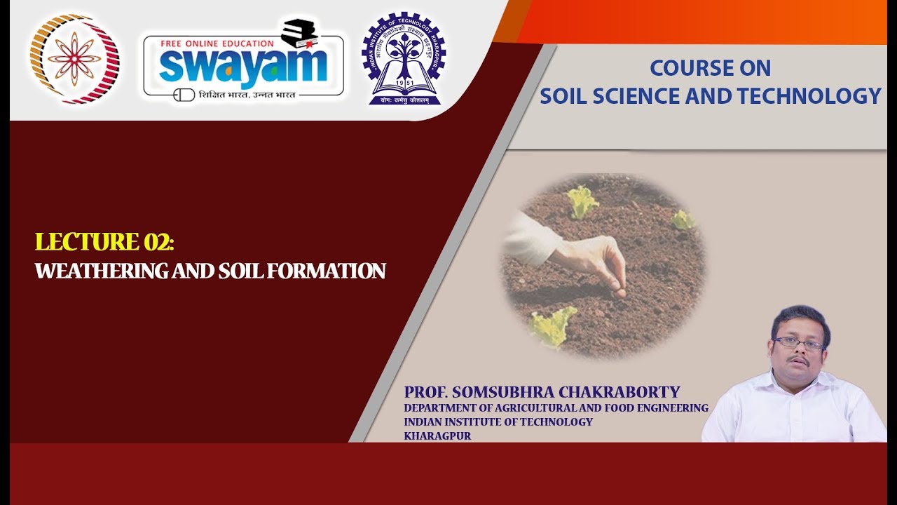 Lecture 02: Weathering and Soil Formation