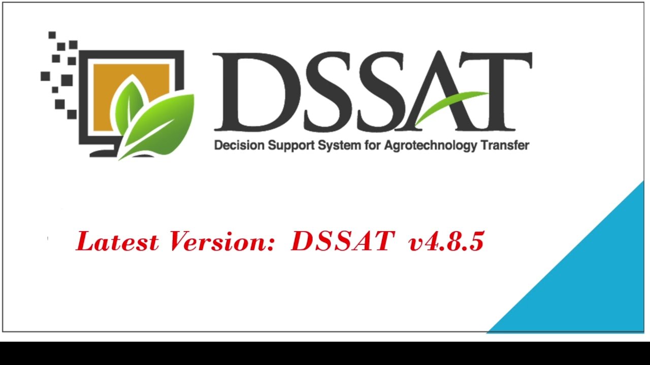 Как скачать и установить DSSAT версии 4.8.5