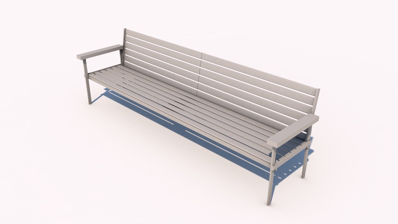 How to create a bench with C4D