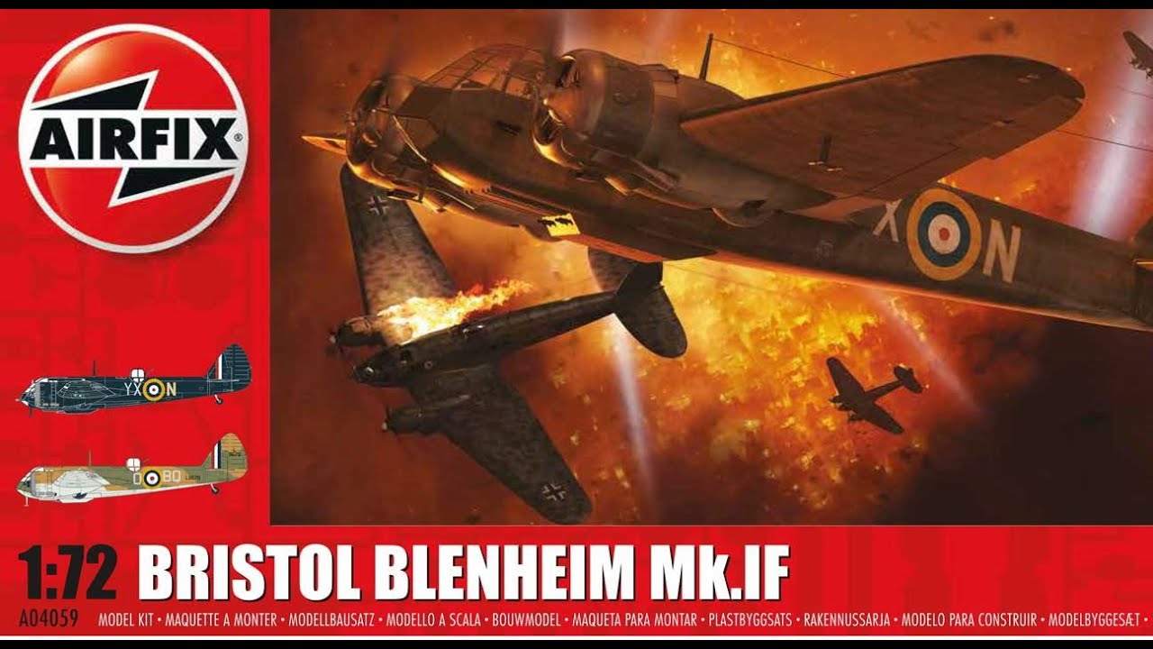Airfix Bristol Blenheim IF 1:72 Full Build
