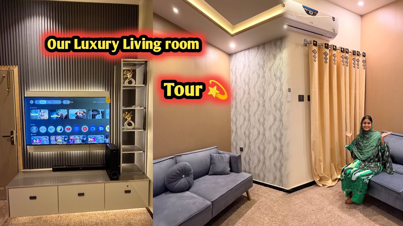 Our Luxury Living Room Ready 😍 Full Tour 💫 Alhamdolillah 
