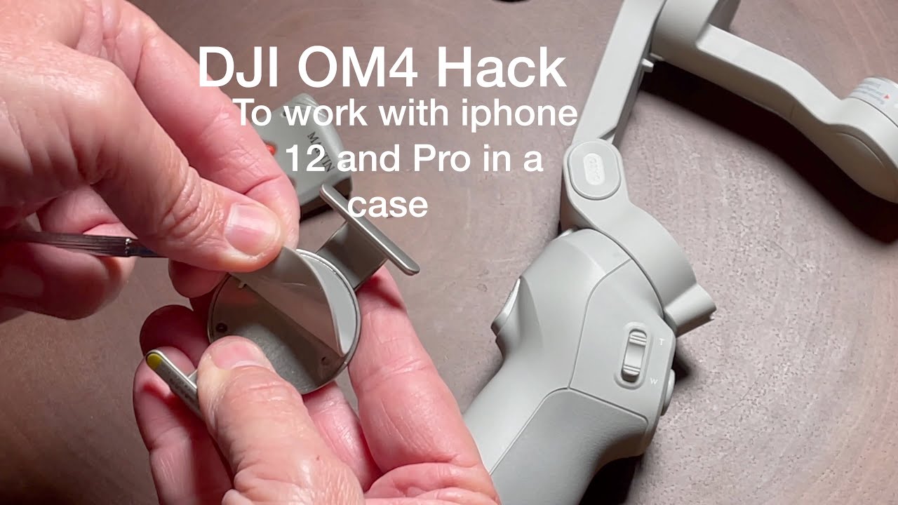 DJI OM4 Hack to work with iPhone 12 & 12 Pro max