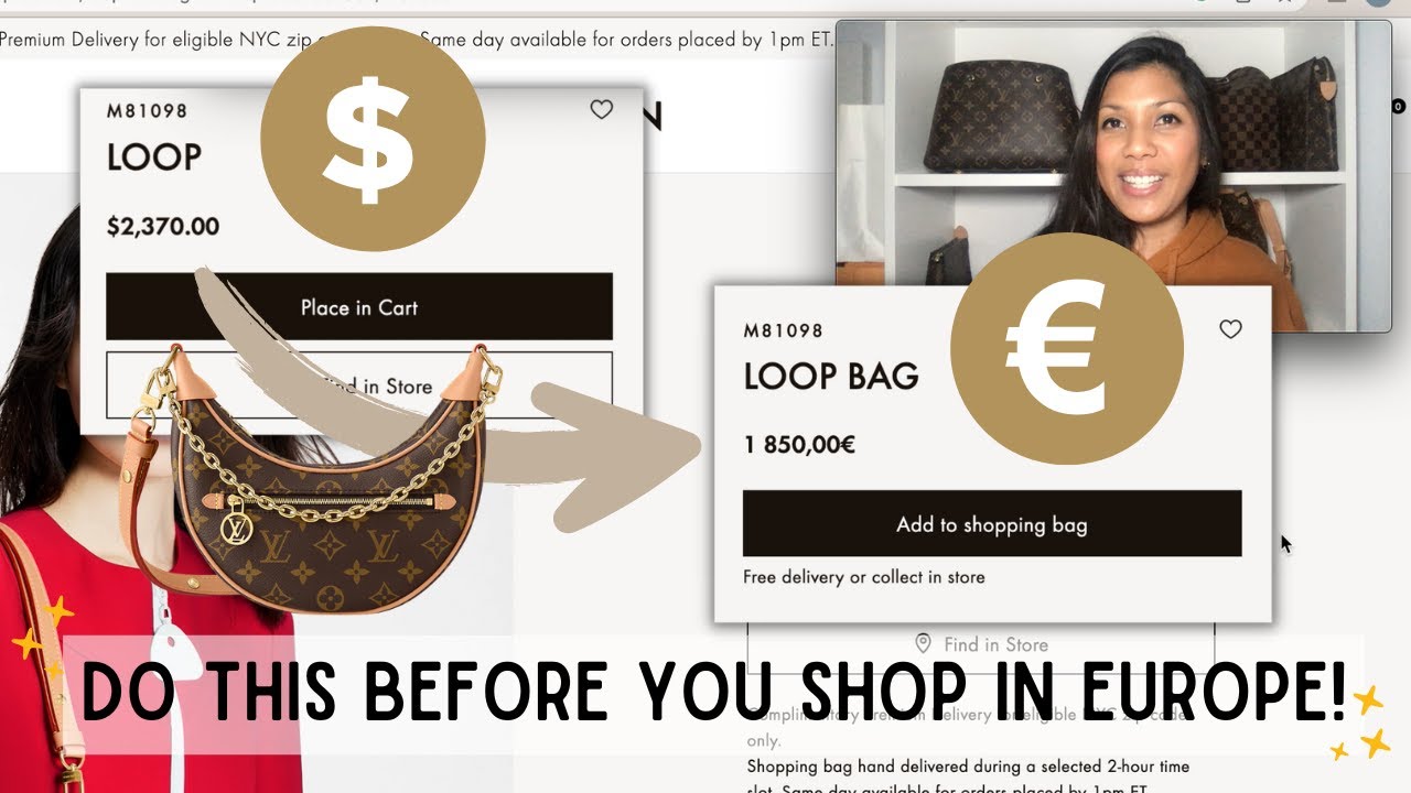 HOW TO CHECK EUROPE PRICE OF DESIGNER BRANDS ONLINE!!! Louis Vuitton, Dior, Bottega Veneta, Celine