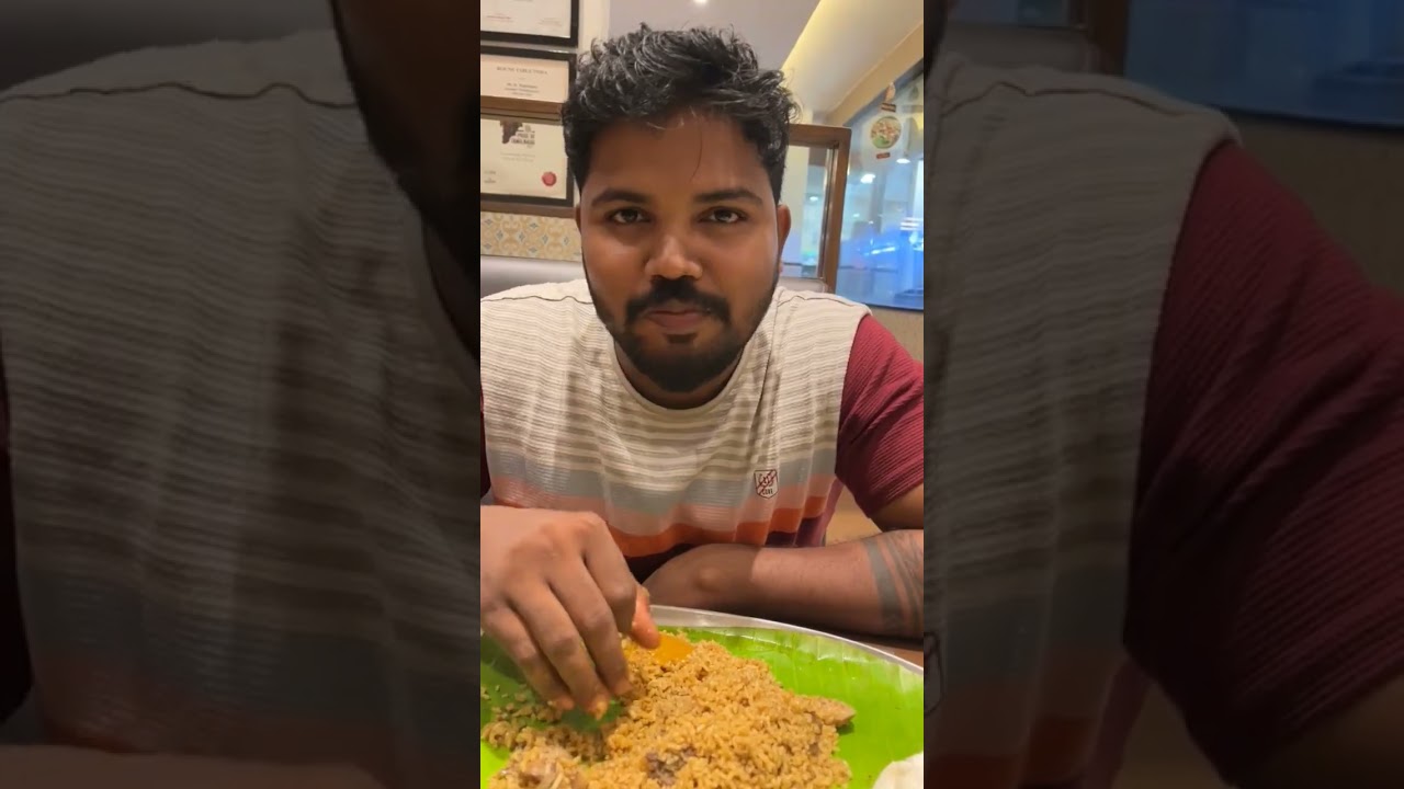 💥Dindigul Thalapakkati Biriyani ❤ - wonderful taste 😋 #trichy #bestexperience #atwwkk