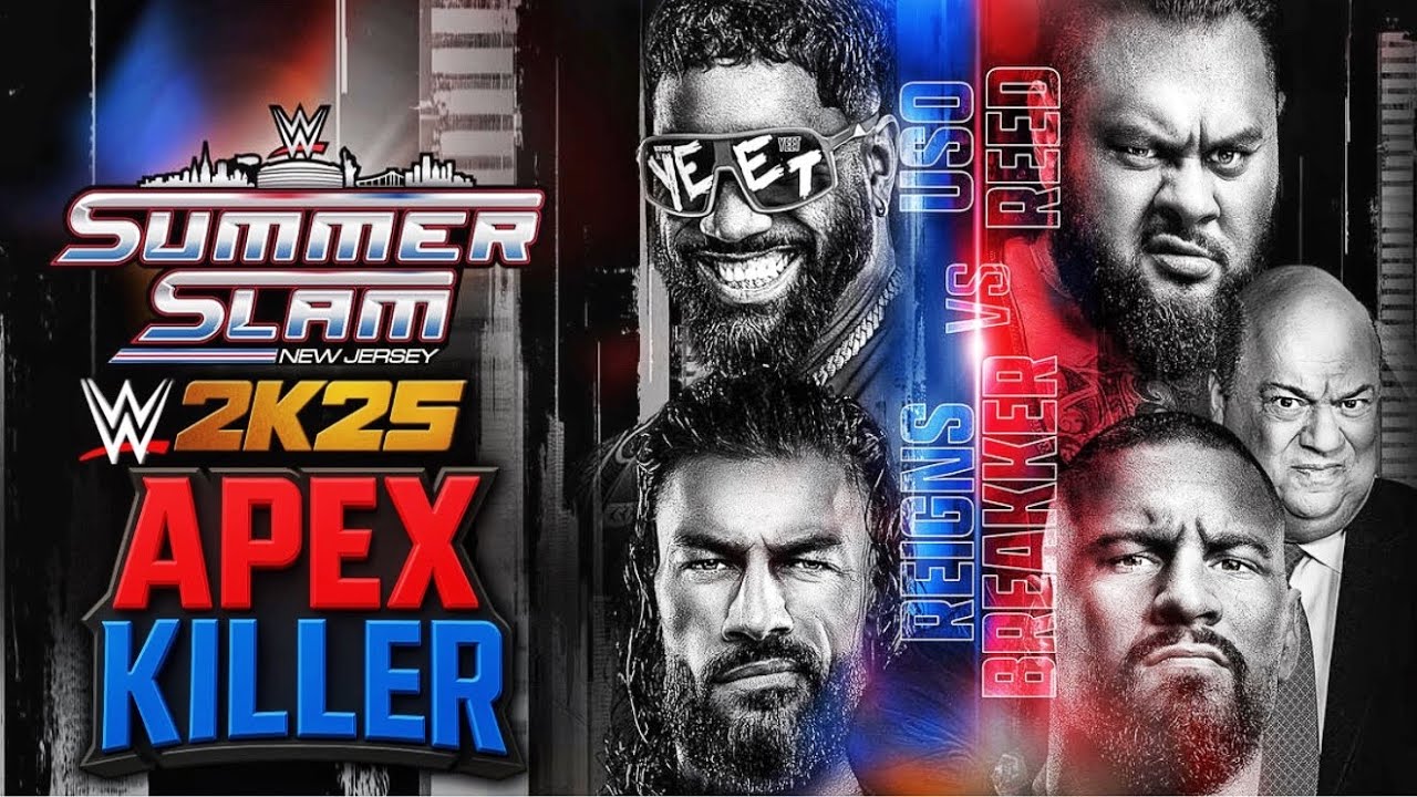 WWE 2K25: Bron Breakker & Bronson Reed vs. Jey Uso & Roman Reigns | WWE SummerSlam 2025
