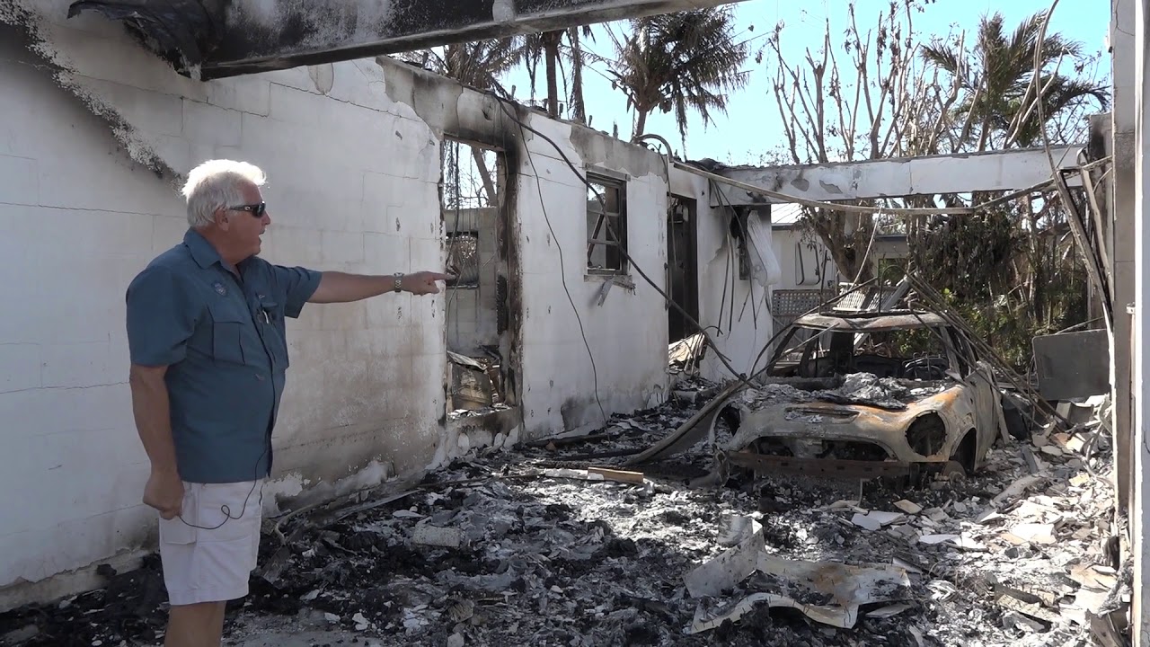 Key Colony Beach Building Inspector Ed Borysiewicz gives a tour after Hurricane Irma