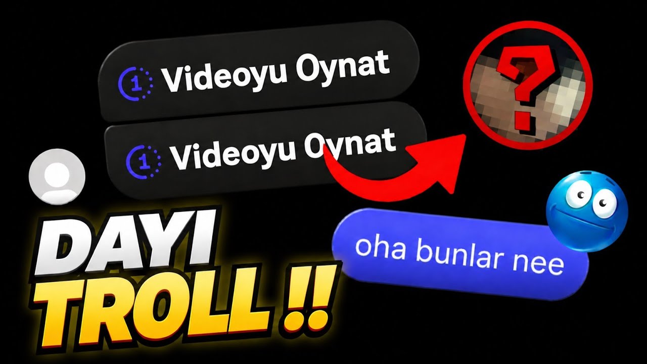 FAKE HESAP ILE DAYI TROLLEDIM !!