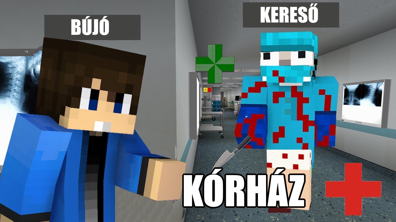 KÓRHÁZ BÚJÓCSKA KIHÍVÁS A MINECRAFTBAN!