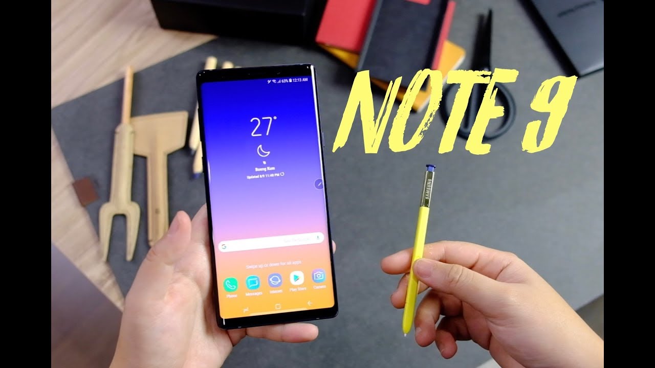 พรีวิว Galaxy Note 9 สนิทกับ Note 9 ภายใน 12 นาที