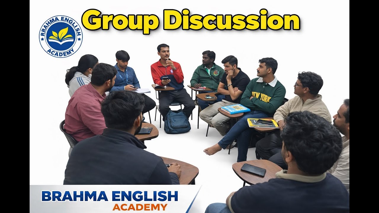 How to Speak Confidently in Group Discussion | Brahma English Academy