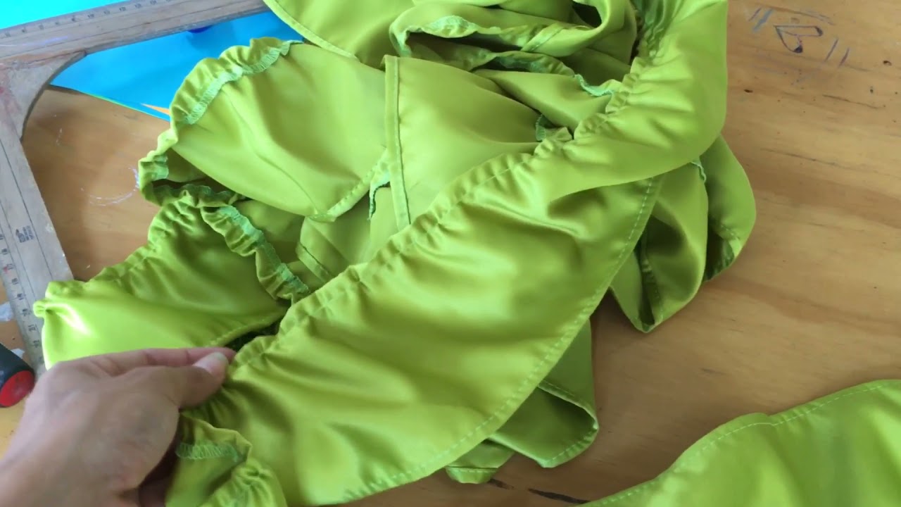 Como hacer una falda para bailar folklore. Falda del traje de jalisco parte 4