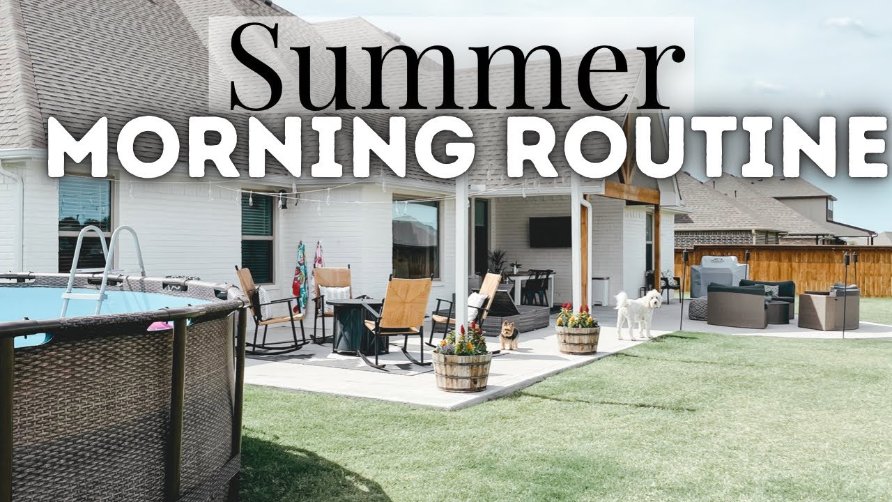 SUMMER MORNING ROUTINE 2022 | PRODUCTIVE MORNING ROUTINE 2022 | RELAXING MORNING ROUTINE 2022