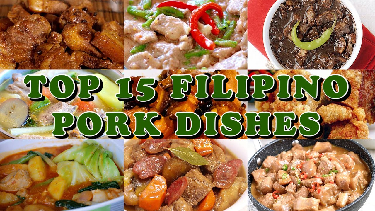 TOP 15 FILIPINO PORK DISHES | FILIPINO FOOD | FILIPINO PORK RECIPES | Pepperhona&rsquo;s Kitchen
