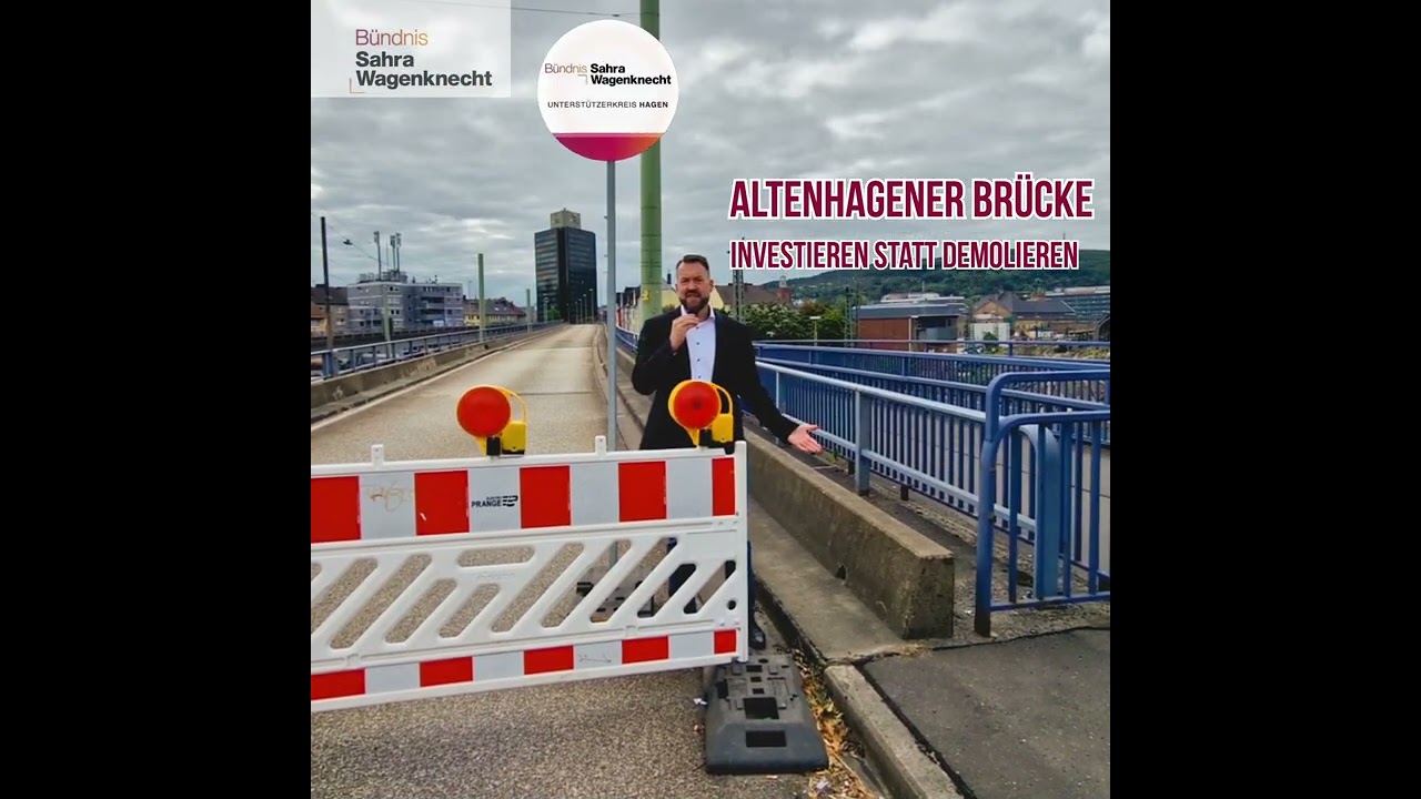Für eine lebenswerte Stadt. Dafür steht das BSW Hagen.  #bsw #hagen #nrw 