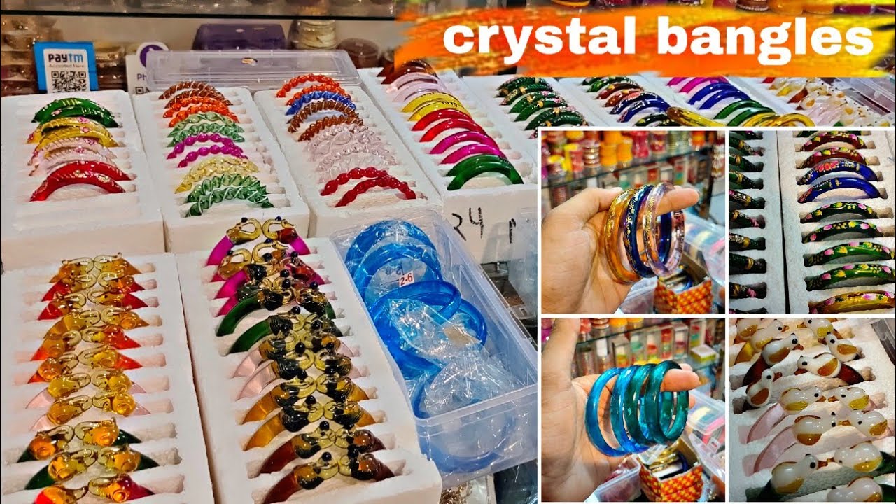 new crystal bangles collection|| crystal bangles || wholesale price online book