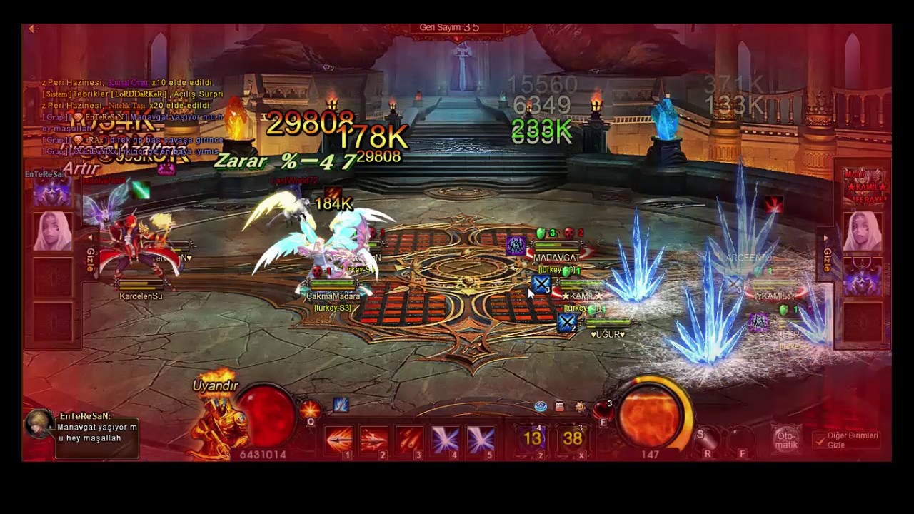 Legend Online ÇakmaMadara Kaos Savaşı Eleme/Legend Online Chaos War Sifting