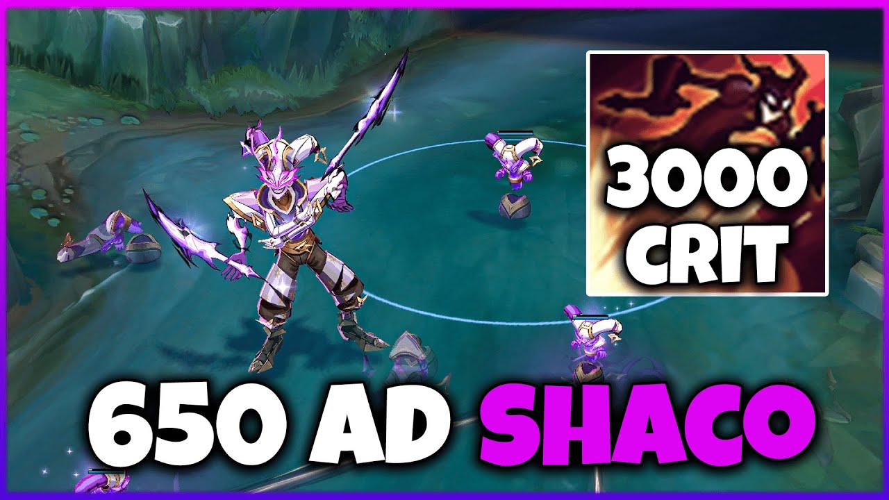 650 Ad Shaco Tek Düz Vuruş 3000 Kritik !