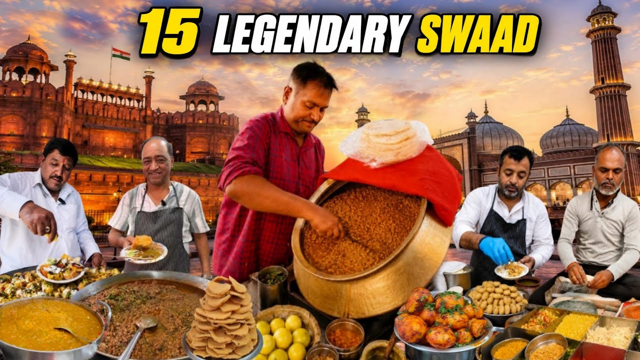 Purani Delhi Street Food Series | Chandni Chowk, Chawri Bazar & Jama Masjid Food Guide 