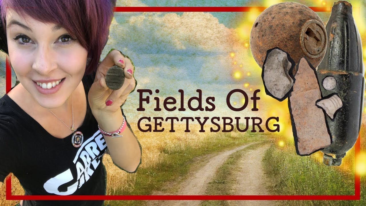 Metal Detecting Gettysburg Fields for Shell Fragments